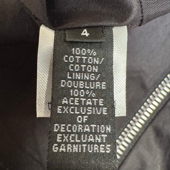 Robert Rodriguez LBD Holidy Party Embellished Dress Women Size 4 Black Silver - Picture 15 of 16